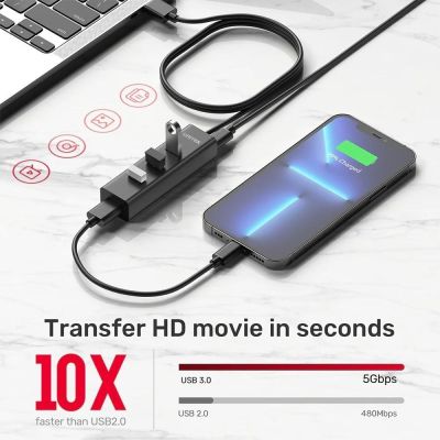 5. UNITEK ACTIVE HUB USB-A 5GBPS, 4X USB-A