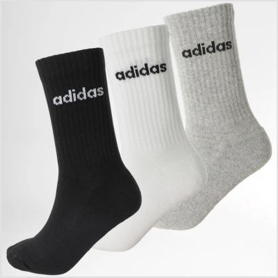 2. Adidas Linear Crew Cushioned socks IC1302