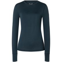 Women’s long-sleeve thermal shirt SUPER.NATURAL W Arctic 230 LS, navy blue
