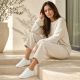 7. Women's white leather shoes Filippo DP7556