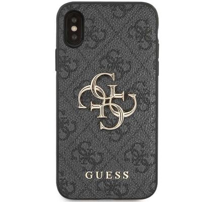 3. Guess 4G Big Metal Logo iPhone X/XS Case - Gray
