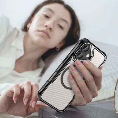 9. Leading Series MagSafe Silicone Case for iPhone 16 Plus - Black