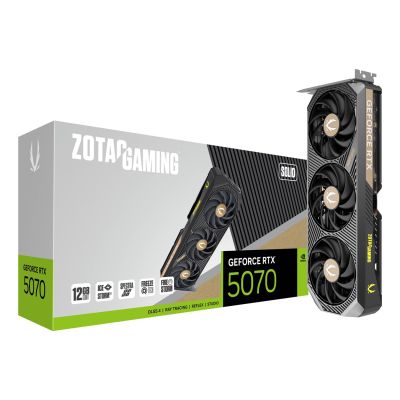 16. ZOTAC GAMING GeForce RTX 5070 SOLID 12GB Graphics Card