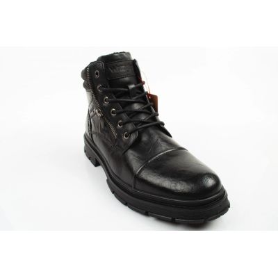 2. Wrangler men's shoes Gillen Fur ankle boots black insulated fashionable ankle boots