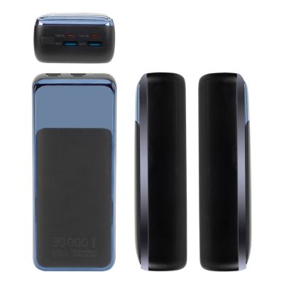 5. Rivacase VA1080 Lithium Polymer (LiPo) Power Bank 30000 mAh Black, Blue