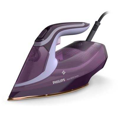 9. Philips | DST8021/30 | Steam iron | Continuous steam 55 g/min | Steam boost 240 g/min | Purple