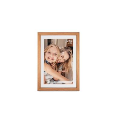 3. Denver PFF-1040LW Digital Photo Frame Wood 25.6 cm (10.1") Touchscreen Wi-Fi