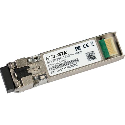 MikroTik XS+31LC10D Module | SFP/SFP+/SFP28 | 1/10/25Gb/s, SM, 10km, 1310nm