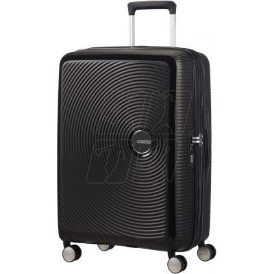 2. American Tourister Soundbox EXP Medium Suitcase - Bass Black