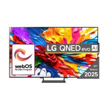 LG 65QNED93A6A QNED EVO 65'' TV 4K Ultra HD 144 Hz WebOS Dolby Atmos Black