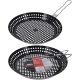 9. Grilling pan with foldable handle, non-stick, black