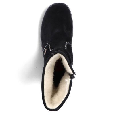 12. RIEKER W RKR130 insulated leather ankle boots