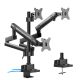 Maclean MC-811 desk mount for 3 monitors (desktop; 17" - 27"; max. 20kg)