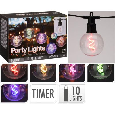 4. GARDEN GARLAND PARTY LIGHT 10LED G80 MULTICOLOR