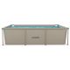 14. VIRTUFIT RECTANGULAR SWIMMING POOL 260 x 180 CM WITH FILTER PUMP BEIGE