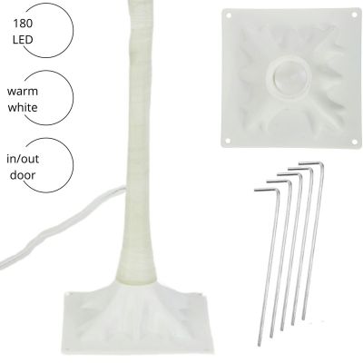 4. DECORATIVE LED TREE 180 LED 150 CM WHITE LUCA