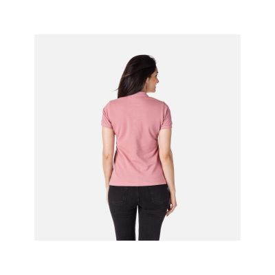 4. ROSSIGNOL W Logo Polo Shirt Pink