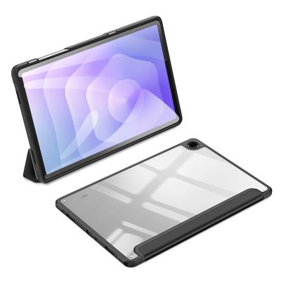 4. Dux Ducis Toby Armored Flip Case for Samsung Galaxy Tab A11 Plus/A9 Plus - Black