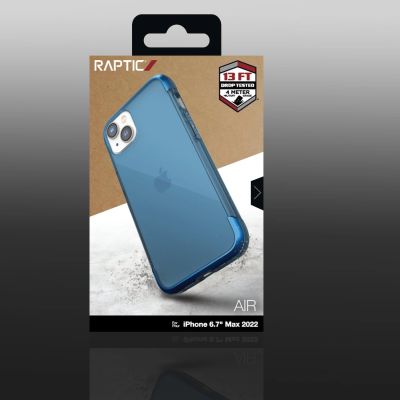 3. Raptic X-Doria Air Case for iPhone 14 Plus armored cover blue