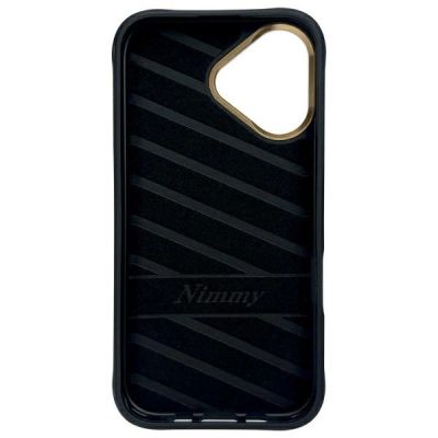 6. Nimmy Glasses Cool Dog iPhone 16 Case - Black