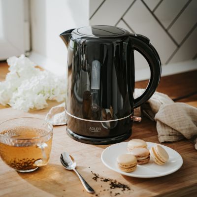 10. Electric kettle ADLER AD 1385b black
