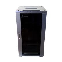 Extralink Rack Cabinet 22U 600x800 Black Floor Standing