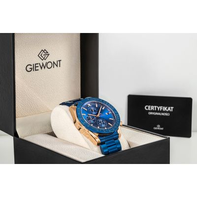 7. Giewont Chronograph Sapphire Blue Copper Men's Watch GW8720-B5