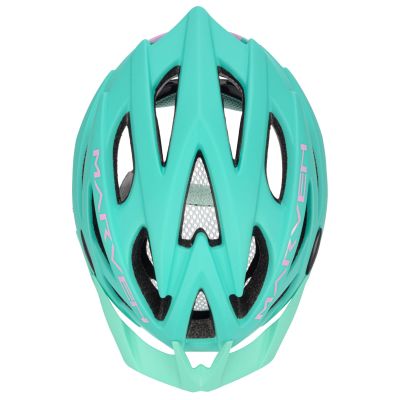 41. Meteor Marven pink/mint bicycle helmet