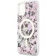 6. Guess GUHMN61HCFWSP iPhone 11 / Xr 6.1" pink/pink hardcase Flower MagSafe