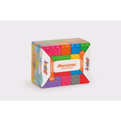 Marioinex "junior bricks" building blocks, 60 pieces