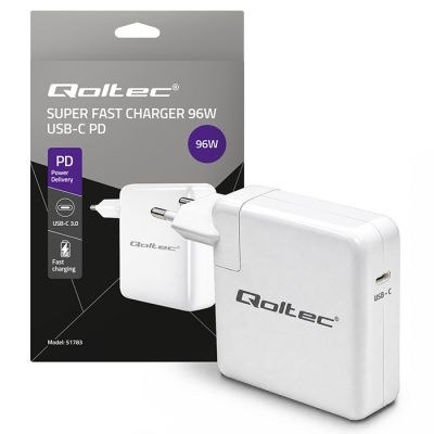 4. QOLTEC CHARGER 96W | USB-C | 5-20V | 3-4.8A
