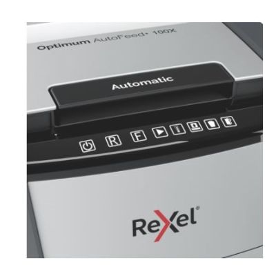 4. REXEL OPTIMUM AUTOFEED+ 100X SHREDDER