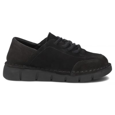 2. Women's wide leather shoes, black Filippo DP8180/26