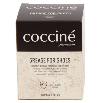16. Coccine black fat for grain leather DA0242A