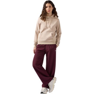 6. Champion Women's Hooded Sweatshirt Beige 118379 MS099