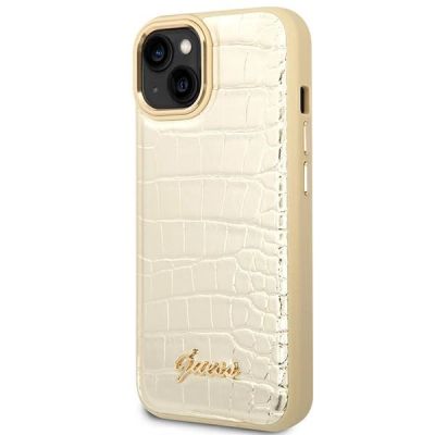 2. Guess GUHCP14MHGCRHD iPhone 14 Plus 6.7 "gold / gold hardcase Croco Collection