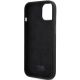 7. Karl Lagerfeld Silicone Ikonik Metal Pin case for iPhone 15 Plus / 14 Plus - black