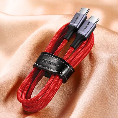 12. Ugreen US294 USB-C - USB-C 3A 480Mb/s cable 1m - red