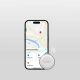 3. SBS Track My Circle Waterproof IP65 Locator Compatible with Apple Find My - White