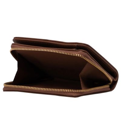 4. Herschel Georgia Vegan Leather Wallet 11171-03272 Brown One size