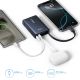 8. Baseus PicoGo 10000mAh 45W Power Bank with Digital Display and Built-in USB-C Cable - Black