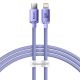 Baseus CAJY000205 Lightning - USB-C PD cable 20W 480Mb/s 1.2m - purple