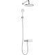 Concealed shower set with thermostatic mixer