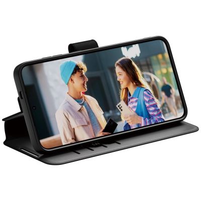 4. CARE by PanzerGlass Feature Wallet Kickstand Case for Samsung Galaxy S25+ - Black