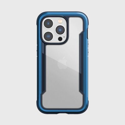 2. Raptic X-Doria Shield Case iPhone 14 Pro armored cover blue