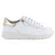 7. Women's white leather sneakers eVento 138