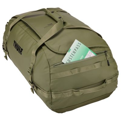 8. Thule Chasm TDSD304 Olivine Sports Bag 90L Polyester Olive