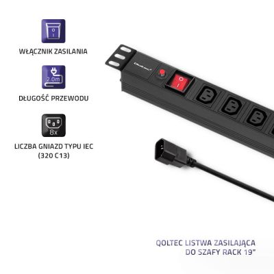 3. Qoltec 53998 strip (black)