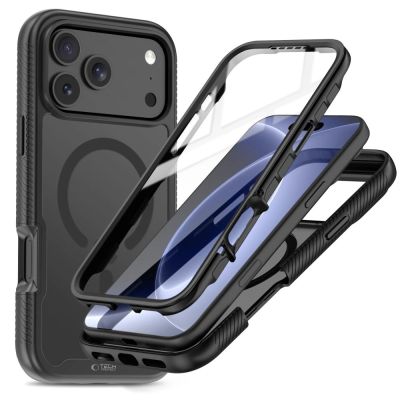 Tech-Protect Defense MagSafe Case for iPhone 17 Pro Max / 18 Pro Max - Matte Black
