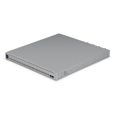 6. Ubiquiti UniFi ECS-24-POE Network Switch Managed L2/L3 10G Ethernet (100/1000/10000) PoE Support 1U Gray